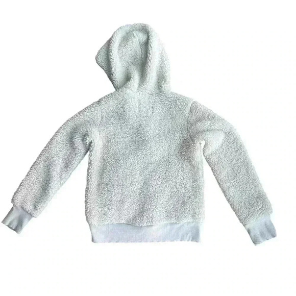 ATHLETA GIRL SHERPA FULL ZIP JACKET Size Medium 8/10 - Picture 2 of 6